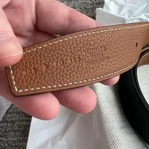 Hermes | Accessories | Hermes Gold And Brown Belt Luxurious  display picture 1